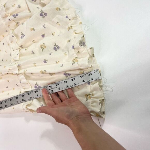 Sweet en Forme Dress Women Small Puff Sleeve Cottagecore Prairie Shabby Chic NWT - Picture 6 of 12